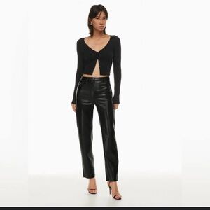 ARITZIA WILFRED MELINA LEATHER PANTS